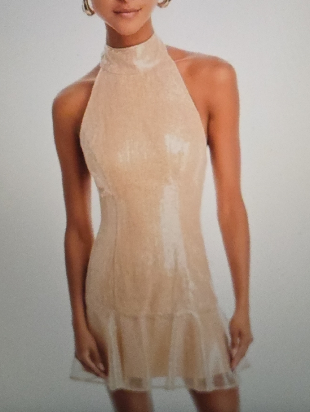 MILLY Rochel Sequin Gold Dress Size 10 $678